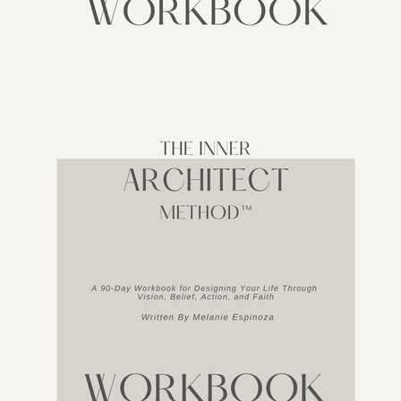 The Inner Architect Workbook Cover